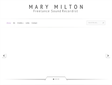 Tablet Screenshot of marymilton.co.uk